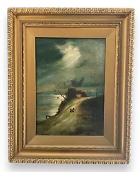 Buy 19th Century Oil Painting Winsor & Newton’s London Signed Framed Import 16X20 • 354.37£