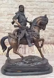 Buy Limited Edition Nardini Arab Warrior On Horse Bronze Sculpture Collectible Deal • 944.62£