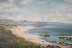 Buy Framed Scottish Oil On Canvas Monk's Shore Iona George Melvin Rennie 1874 -1953 • 749.99£
