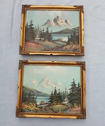 Buy Bonehart Two Landscape Oil Paintings 9 ×11  • 54.99£