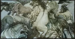 Buy Large Oil Painting On Canvas «Horses» By Konstantin Dverin • 12,847.19£