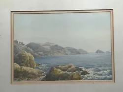 Buy Original Coastal Watercolour Painting-ON THE BEACH-MUDFOOT-TORQUAY-T E Taylor • 280£