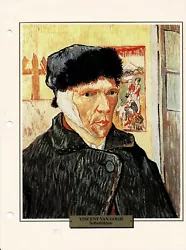 Buy Self Portrait With Connected Ear - Vincent Van Gogh - Info Card • 0.86£
