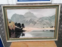 Buy Large Oil Painting On Board Mountains, Rivers And Landscapes • 65£