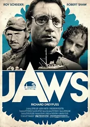Buy JAWS MOVIE POSTER Ja001 - CHOOSE SIZE A5-A4-A3-A2-A1 Or FRAMED OPTION • 3.99£