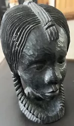Buy 1939 Ebony Hand Carved African Bust • 125£
