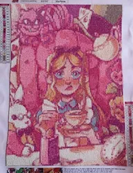 Buy Complete Disney 5d Diamond Art Poster Painting Gift Pink Alice In Wonderland • 20£