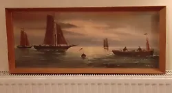 Buy J Booth Vintage Oil Painting Maritime Scene • 35£