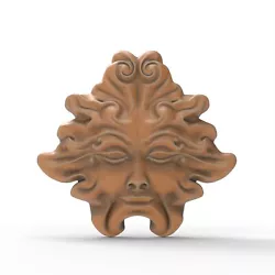 Buy Green Women Garden Sculpture STL File Model Relief 3D Printer CNC Carving Router • 2.32£