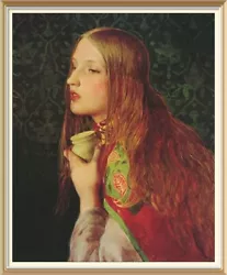Buy Vintage Print Pre-Raphaelite Art By Frederick Sandys MARY MAGDALENE Jar Ointment • 3.50£