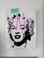 Buy CB Hoyo - Marilyn Monroe. Fake Warhol. Pink White Black.  2018 Original • 5,178.25£