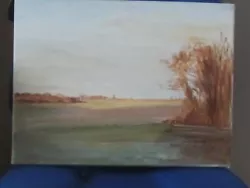 Buy Original Oil Of View From Kelsale Churchyard Suffolk By J.Bridson  • 14.99£