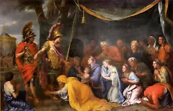 Buy Oil Painting Charles De La Fosse Family Of Darius At The Feet Of Alexander Art • 312.34£