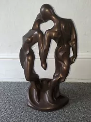 Buy Abstract Austin Sculpture Tender Hearts By Alexander Danel Burnished Copper 1996 • 219.99£