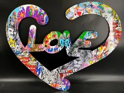 Buy Yuvi Love Heart Big Sculpture Limited Meta • 2,753.93£