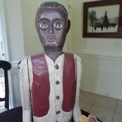 Buy Kilbride Vermont Artist  Black Man Going Courting  Carved Driftwood Sculpture • 119.90£