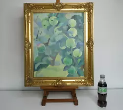 Buy NATALIA IVANOVA Contemporary Botanical Still Life Oil Painting   Green Apples  . • 120£
