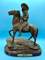 Buy “Scout” Medium 10” X 12” Bronze Sculpture Inspired By Frederic Remington • 188.97£