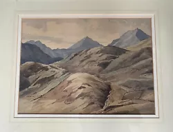 Buy Mount Snowdon Painting Original By Frederick F Errill Snowdonia Mountain Range • 395£