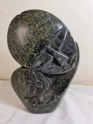 Buy Serpentine Sculpture, Stone Female Mother And Child African Carved • 20£