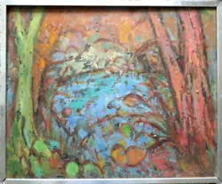 Buy Myriam Burton (1907 - 1997) Oil On Board. Landscape, Tree's , Fruit • 122.50£