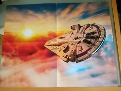 Buy Star Wars Millennium Falcon Poster 57cm X 44cm Official Lucasfilm New And Unused • 10.99£
