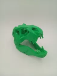 Buy Low Poly Polygon T-Rex Skull 3D Printed Dinosaur Sculpture Figurine PICK COLOR • 12.42£