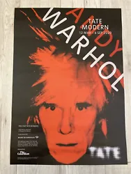 Buy Andy Warhol Tate Exhibition Poster (Exclusive To The Exhibition) Pop Art Print • 9.99£