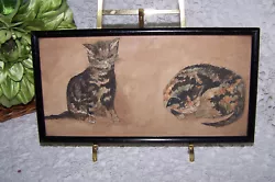 Buy Cats Watercolour Picture Framed • 18.99£