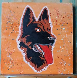 Buy Stunning Pop Art Style Dog Painting • 20£