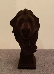 Buy Flocked Animal Sculpture - Brown Lion - TKMaxx  • 4£