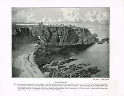 Buy Dunottar Castle Stonehaven Scotland Antique Old Picture Print C1900 PS#176 • 5.99£
