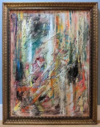 Buy Attractive Very Large Abstract Oil Painting Canvas Graeme Orford-Dexter Framed • 475£