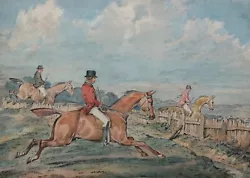 Buy Signed H (Henry) Alken Signed Original Antique Watercolour Painting Fox Hunting • 241£