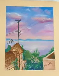 Buy Pink Skyline  -  Original Artwork • 8£