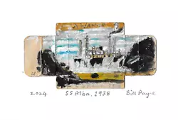 Buy 2024 Acrylic  Wreck Of Alba 1938  By Bill Payne.Alfred Wallis Genre • 12.50£