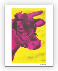 Buy Andy Warhol - Cow - Limited Lithograph Art Painting Print #3 • 100£