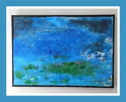 Buy Original Oil Painting On Canvas Abstract  Landscape  Modern Contemporary Framed • 125£