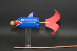 Buy ROBERT RACE Moving Toy WHIRLY FISH SHARK Handmade English Folk Art Sculpture 92 • 45£