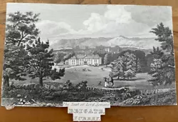 Buy Antique Print Reigate Surrey The Seat Of Lord Somers C1820 • 4£