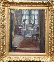 Buy Annie Rose Laing Interior With Lady Reading Scottish Edwardian  Art Oil Painting • 12,000£