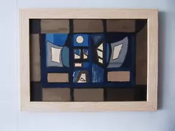 Buy  Swedish Style Modernist Abstract Oil On Board Painting  • 14.99£
