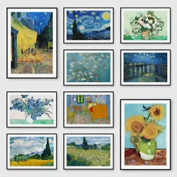 Buy Van Gogh Wall Art Oil Painting Full Range Of Living Room Prints Posters Pictures • 3.75£