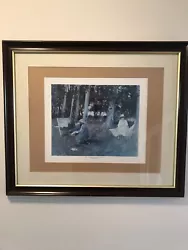 Buy Claude Monet Painting At The Edge Of A Woods. John Singer Sargent. Framed Print. • 2.99£