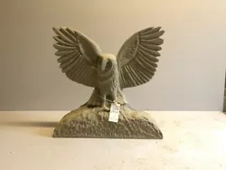 Buy Hand Carved YORK Stone OWL Garden Ornament Statue Art Sculpture • 900£