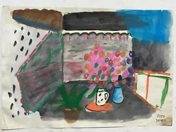 Buy Fred Yates Painting On Paper (Handmade) Signed And Stamped • 107.75£