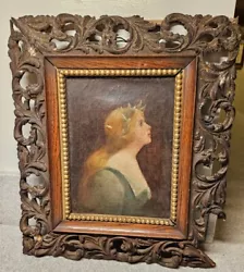 Buy Tilly Spang 1894 Signed Oil Painting,  Innocence  • 100.63£