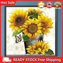 Buy Paint By Numbers Kit DIY Sunflower Oil Art Picture Craft Home Wall Decor(H1331) • 6.47£