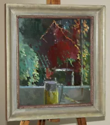Buy MEREDITH RAMSBOTHAM (b.1943 ) Original Still Life Oil Painting Jug On Windowsill • 425£