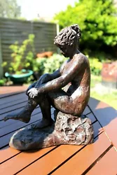 Buy Sculpture By World Renowned Karin Jonzen Naked Woman Rare Erotic Piece • 435£